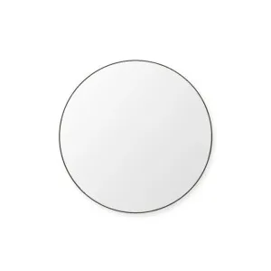 Ex Display - Flynn 50cm Round Mirror - Black by Interior Secrets - AfterPay Available by Interior Secrets, a Mirrors for sale on Style Sourcebook