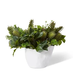 Banksia Eryngium Spray - 56 x 34 x 58cm by null, a Plants for sale on Style Sourcebook