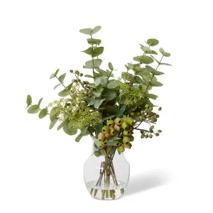 Eucalyptus Dollar Seeding Spray - 40 x 40 x 58cm by null, a Plants for sale on Style Sourcebook