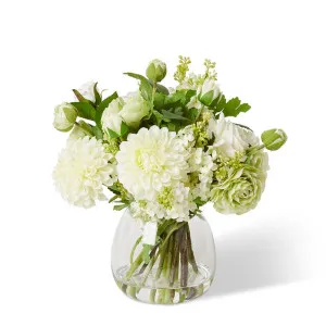Ranunculus Flower Spray - Alma Vase - 36 x 36 x 34cm by null, a Plants for sale on Style Sourcebook