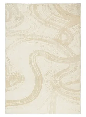 Kabir Neutral Abstract Washable Rug by Miss Amara, a Kids Rugs for sale on Style Sourcebook