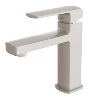 Teva Basin Mixer Lead Free In Brushed Nickel By Phoenix by PHOENIX, a Bathroom Taps & Mixers for sale on Style Sourcebook