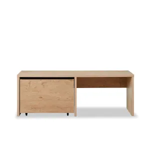 Mini Brixton Play Table with Storage Tub - Mid Wood Look - Mocka by Mocka., a Kids Play Furniture for sale on Style Sourcebook