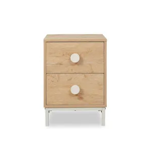 Spotty Bedside Table - Cream - Mocka by Mocka., a Side Table for sale on Style Sourcebook