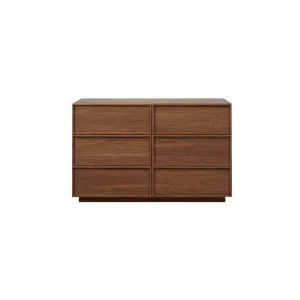 Osaka Six Drawer - Walnut - Mocka by Mocka., a Dressers & Chests of Drawers for sale on Style Sourcebook