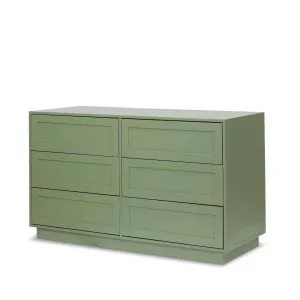 Eros Six Drawer - Sage Green - Mocka by Mocka., a Dressers & Chests of Drawers for sale on Style Sourcebook