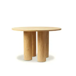 Otis Round Four Seater Dining Table - Natural - Mocka by Mocka., a Dining Tables for sale on Style Sourcebook