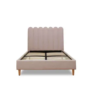 Fiona King Single Bed - Dusty Pink - Mocka by Mocka., a Beds & Bed Frames for sale on Style Sourcebook