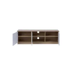 Avoca Entertainment Unit - White/Natural - Mocka by Mocka., a Entertainment Units & TV Stands for sale on Style Sourcebook