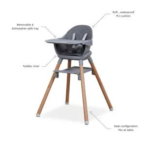 Macey 3-in-1 Highchair - Grey - Mocka by Mocka., a Chairs for sale on Style Sourcebook