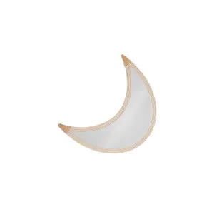 Moon Mirror - Light Wood Look - Mocka by Mocka., a Mirrors for sale on Style Sourcebook