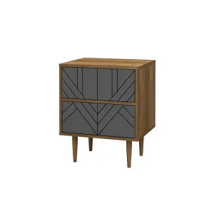 Zara Bedside Table - Grey - Mocka by Mocka., a Side Table for sale on Style Sourcebook