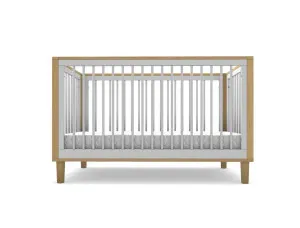 Tahoe Cot - White/Natural - Mocka by Mocka., a Cots & Bassinets for sale on Style Sourcebook