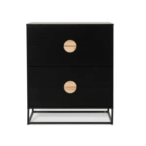 Eclipse Four Drawer - Black - Mocka by Mocka., a Dressers & Chests of Drawers for sale on Style Sourcebook