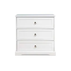 Hamptons Three Drawer - White - Mocka by Mocka., a Dressers & Chests of Drawers for sale on Style Sourcebook