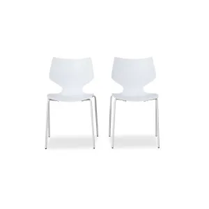 Pia Dining Chair - Set of 2 - White - Mocka by Mocka., a Dining Chairs for sale on Style Sourcebook