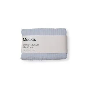 Mocka Cotton Change Mat Cover - Blue by Mocka., a Changing Tables for sale on Style Sourcebook