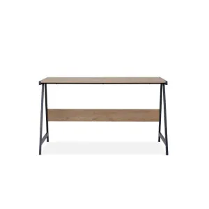 Brixton Trestle Desk - Black - Black/Natural - Mocka by Mocka., a Desks for sale on Style Sourcebook
