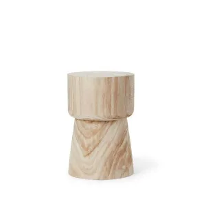 Frederick Wooden Side Table - Mid Wood Look - Mocka by Mocka., a Side Table for sale on Style Sourcebook