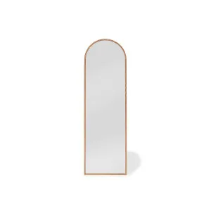 Lena Full Length Arch Oak Mirror - Mid Wood Look - Mocka by Mocka., a Mirrors for sale on Style Sourcebook