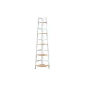 Porto Corner Shelves - White - White/Natural - Mocka by Mocka., a Wall Shelves & Hooks for sale on Style Sourcebook