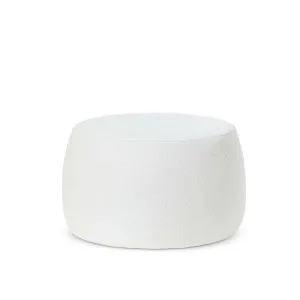 Smooth Boucle Ottoman - Large - Cream - Mocka by Mocka., a Ottomans for sale on Style Sourcebook