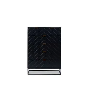 Inca Tallboy - Black - Mocka by Mocka., a Dressers & Chests of Drawers for sale on Style Sourcebook