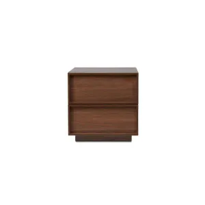 Osaka Bedside Table - Walnut - Mocka by Mocka., a Side Table for sale on Style Sourcebook
