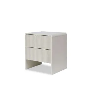 Majorca Bedside Table - Beige - Mocka by Mocka., a Side Table for sale on Style Sourcebook