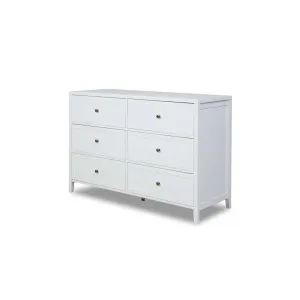 Cove Six Drawer - White - Mocka by Mocka., a Dressers & Chests of Drawers for sale on Style Sourcebook