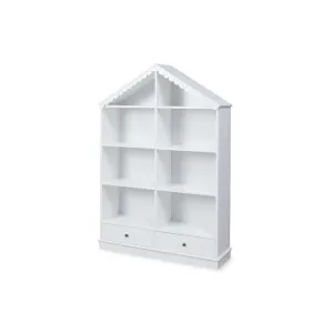 Maisie Scalloped House Bookcase - White - Mocka by Mocka., a Bookcases for sale on Style Sourcebook