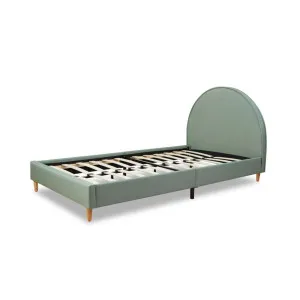 Imogen King Single Bed - Sage Green - Mocka by Mocka., a Beds & Bed Frames for sale on Style Sourcebook