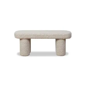 Shea Sherpa Bench Seat - Beige - Mocka by Mocka., a Benches for sale on Style Sourcebook