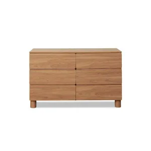 Leeroy Six Drawer - Hazelnut - Mocka by Mocka., a Dressers & Chests of Drawers for sale on Style Sourcebook