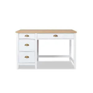 Hastings Desk - White/Natural - Mocka by Mocka., a Desks for sale on Style Sourcebook