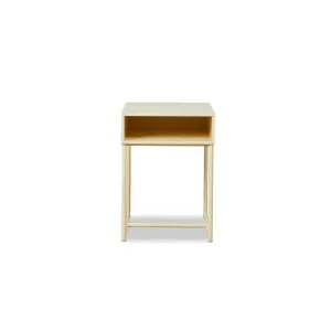 Jude Bedside Table - Butter Yellow - Mocka by Mocka., a Side Table for sale on Style Sourcebook