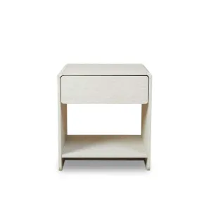 Owen Bedside Table - Cream - Mocka by Mocka., a Side Table for sale on Style Sourcebook