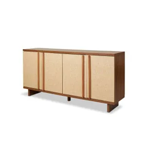 Minato Textured Buffet - Walnut - Mocka by Mocka., a Sideboards, Buffets & Trolleys for sale on Style Sourcebook