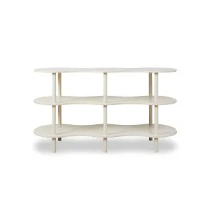 Wavey Low Three Shelf - Beige - Mocka by Mocka., a Wall Shelves & Hooks for sale on Style Sourcebook