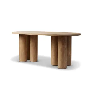 Otis Six Seater Dining Table - Pecan - Mocka by Mocka., a Dining Tables for sale on Style Sourcebook