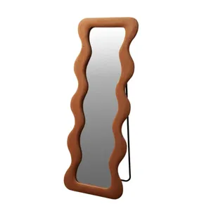 Wiggly Mirror - Rust - Mocka by Mocka., a Mirrors for sale on Style Sourcebook