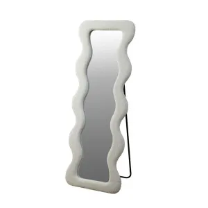 Wiggly Mirror - White Teddy - Mocka by Mocka., a Mirrors for sale on Style Sourcebook