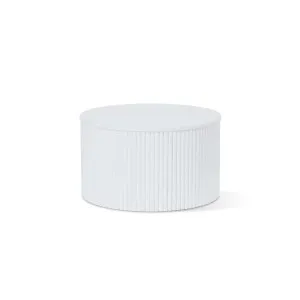 Eve Drum Coffee Table - White - Mocka by Mocka., a Coffee Table for sale on Style Sourcebook