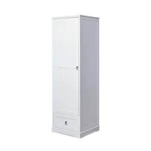 Hamptons Wardrobe - One Door - White - Mocka by Mocka., a Wardrobes for sale on Style Sourcebook