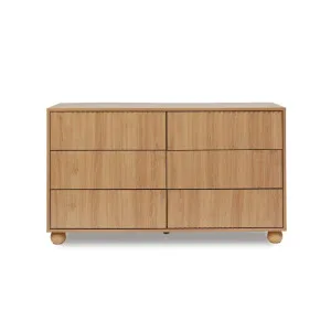 Deven Ball Feet Six Drawer - Natural - Mocka by Mocka., a Dressers & Chests of Drawers for sale on Style Sourcebook