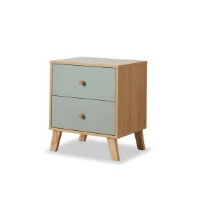 Aspen Bedside Table - Sage Green - Mocka by Mocka., a Side Table for sale on Style Sourcebook