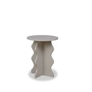 Iris Wavey Side Table - Beige - Mocka by Mocka., a Side Table for sale on Style Sourcebook