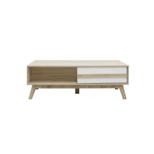 Jesse Coffee Table - White/Natural - Mocka by Mocka., a Coffee Table for sale on Style Sourcebook