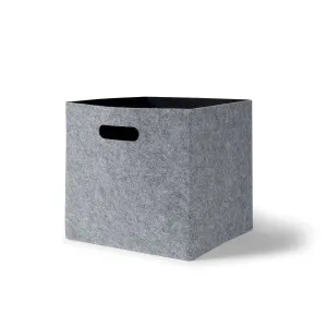 Felt Cube Basket - Grey - Mocka by Mocka., a Baskets & Boxes for sale on Style Sourcebook