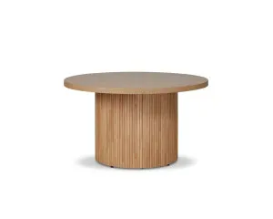 Maeve Round Coffee Table - Natural - Mid Wood Look - Mocka by Mocka., a Coffee Table for sale on Style Sourcebook